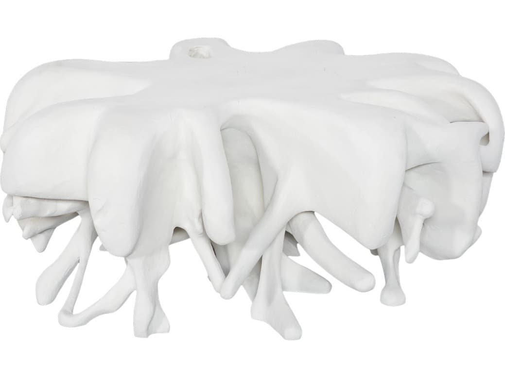 Phillips Collection Resin Off White Coffee Table