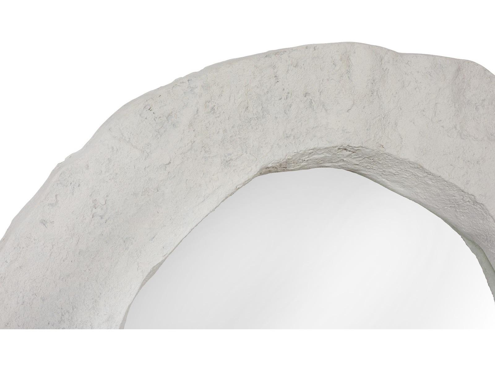 Phillips Collection Off White Wall Mirror Round