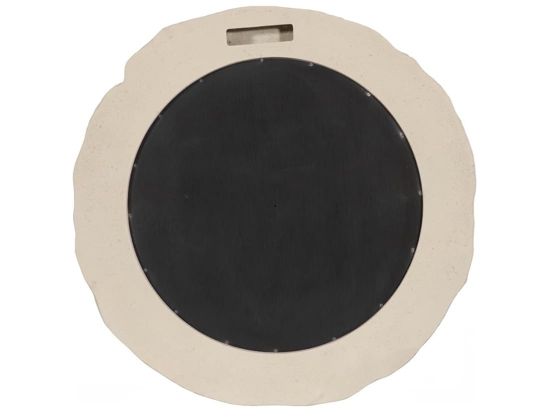 Phillips Collection Off White Wall Mirror Round