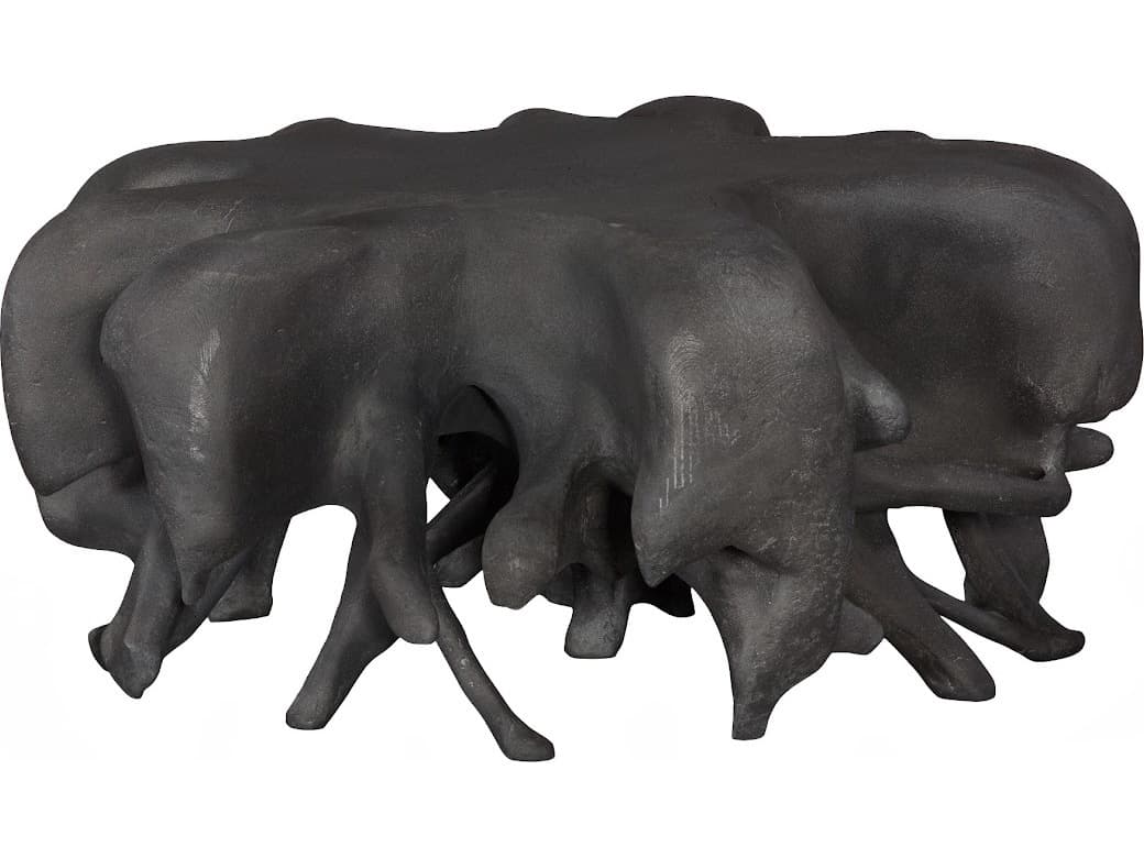 Phillips Collection Resin Gray Coffee Table