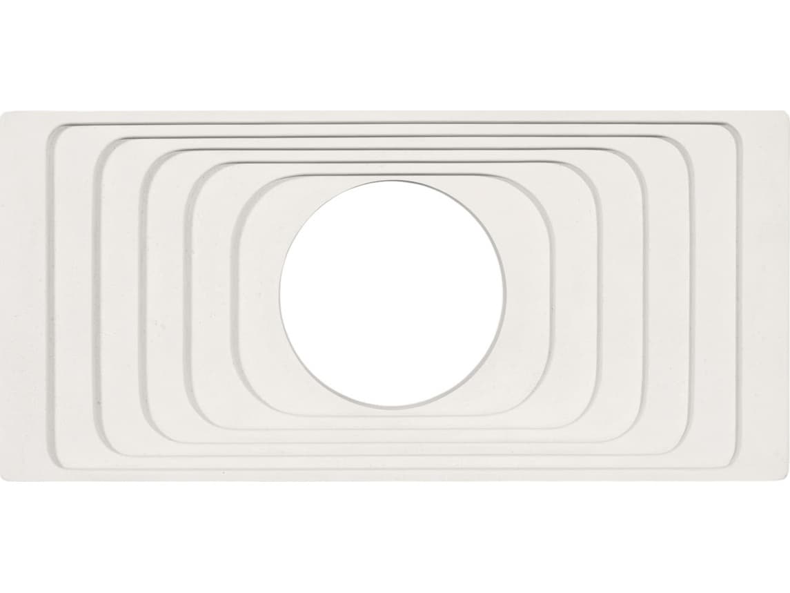 Phillips Collection Rectangular Resin Off White Console Table