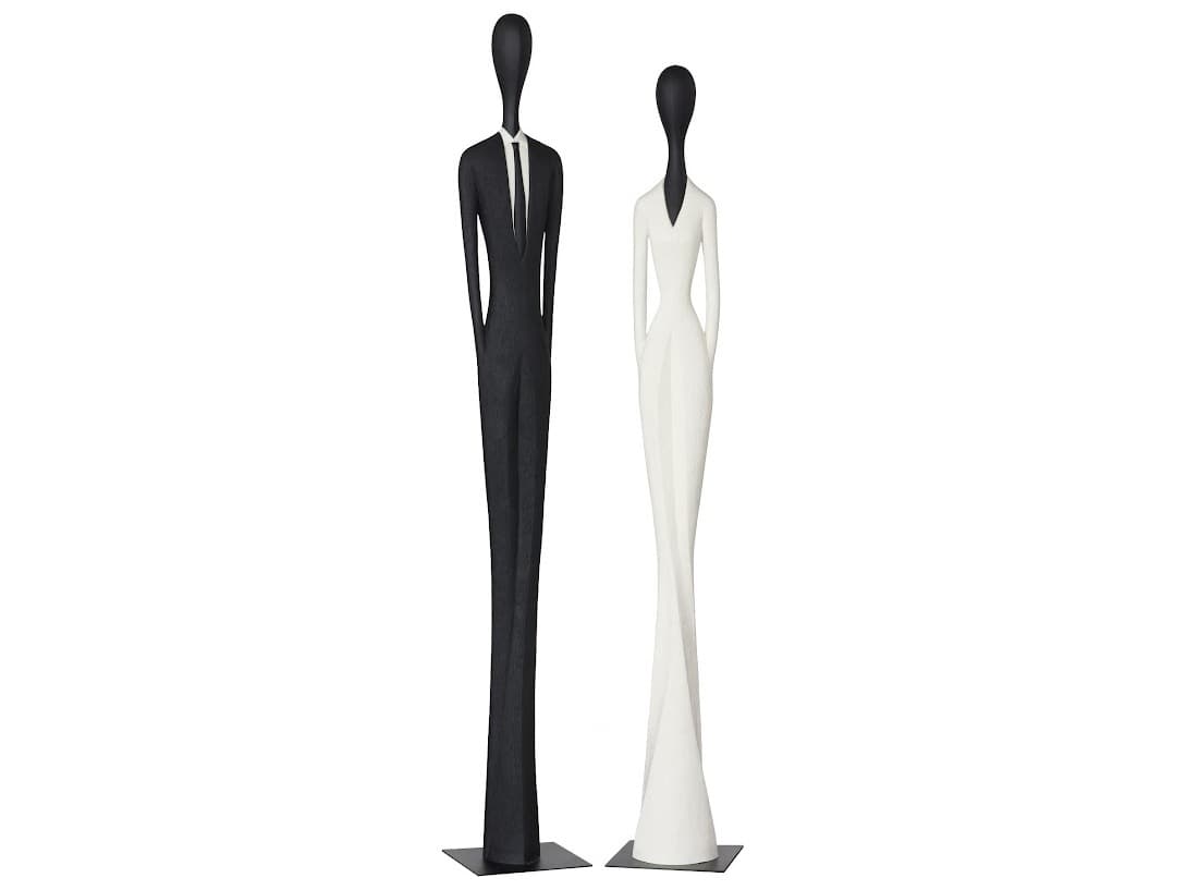 Phillips Collection Black White Sculpture