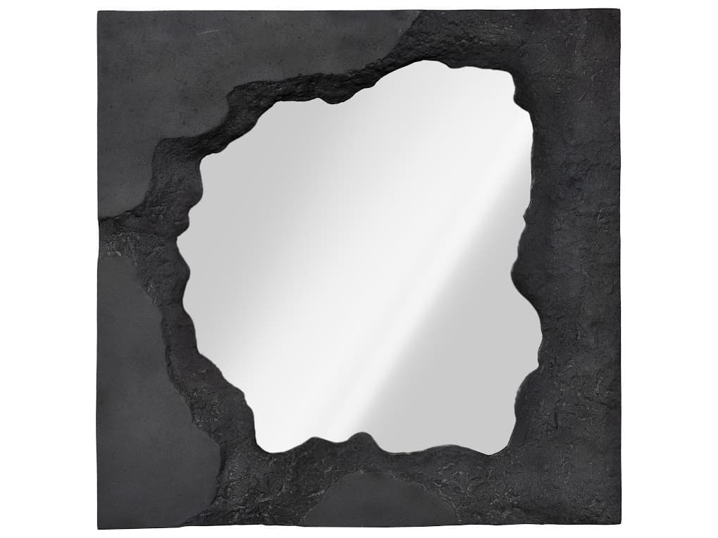 Phillips Collection Gray Wall Mirror Square