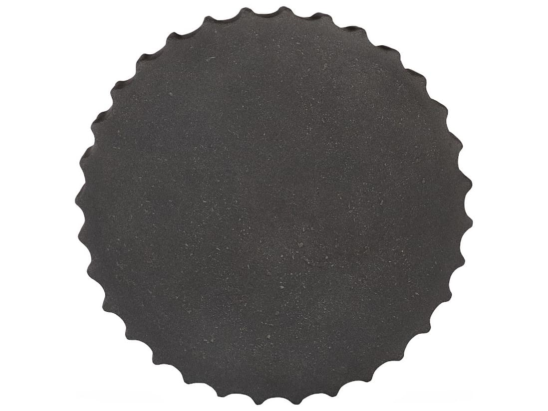 Phillips Collection Round Resin Gray End Table