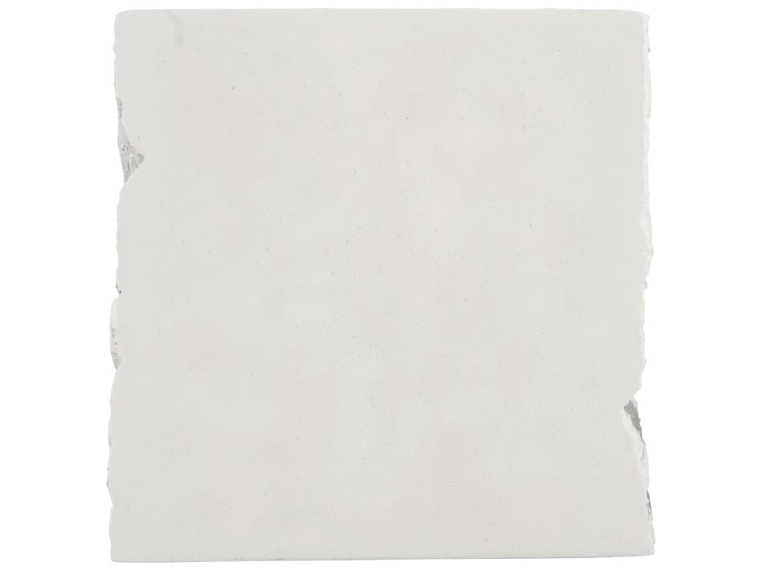 Phillips Collection Square Resin Off White End Table