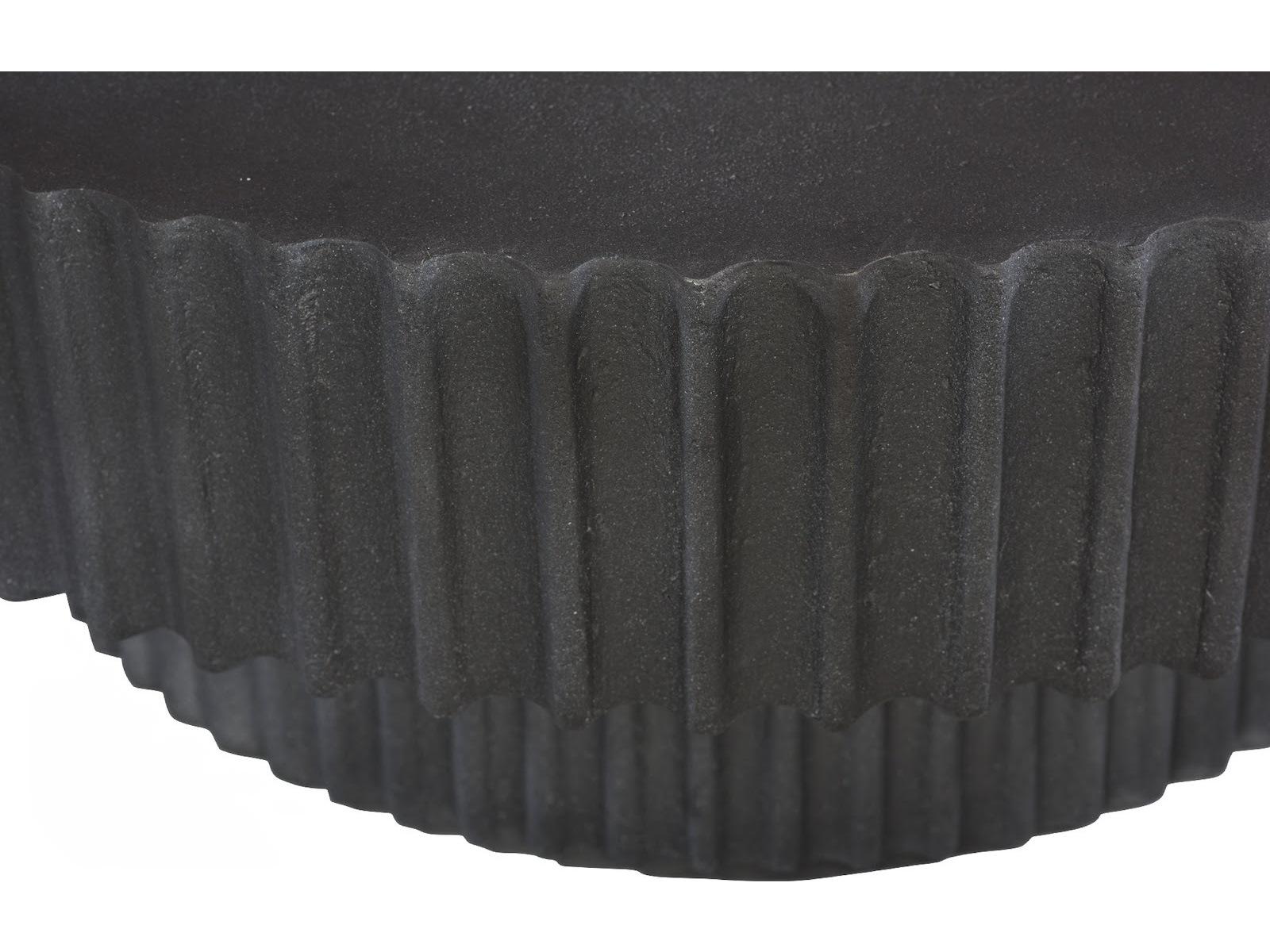 Phillips Collection Round Resin Gray Coffee Table