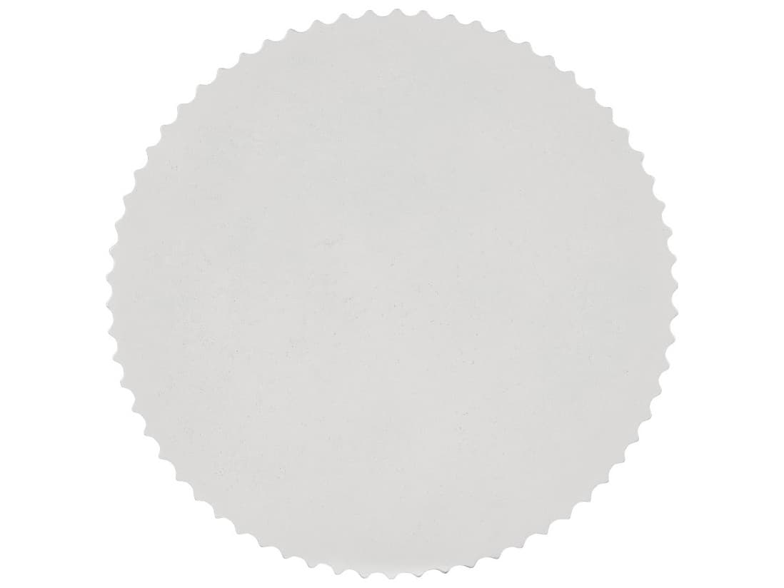 Phillips Collection Round Resin Off White Coffee Table