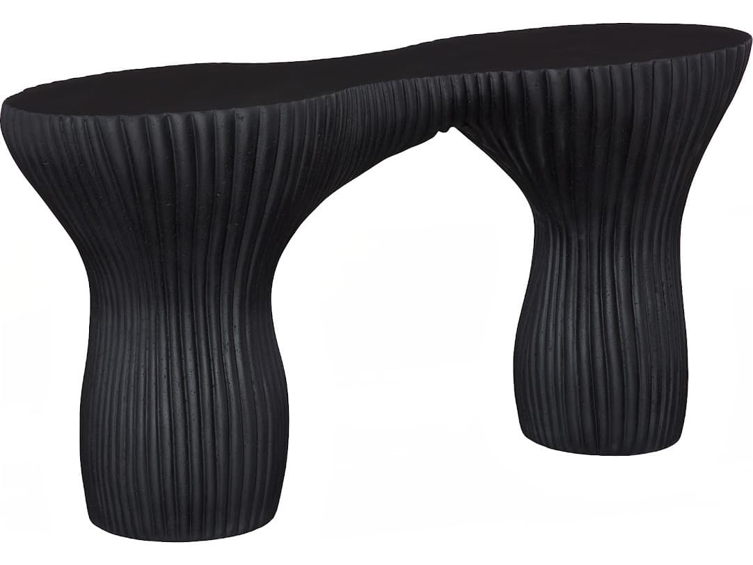 Phillips Collection Resin Black Console Table