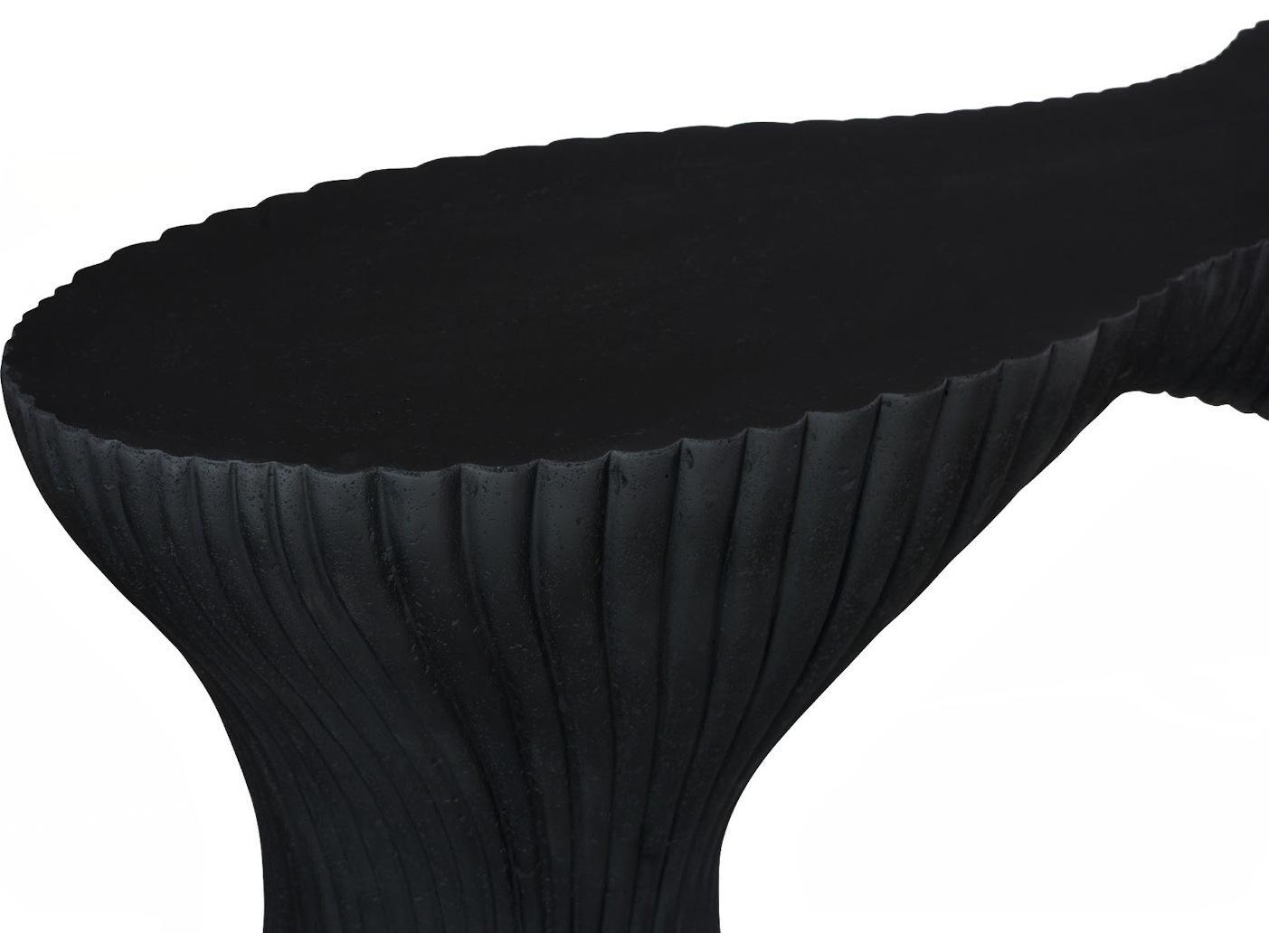 Phillips Collection Resin Black Console Table