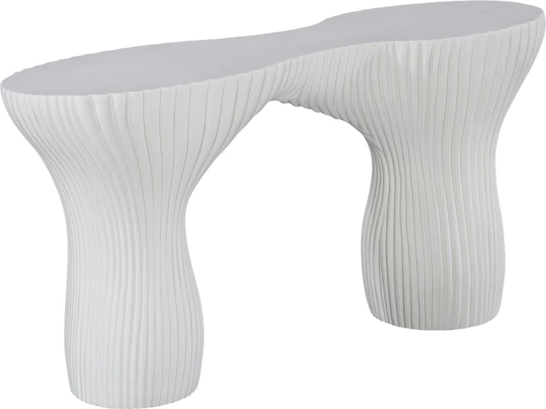 Phillips Collection Resin Off White Console Table