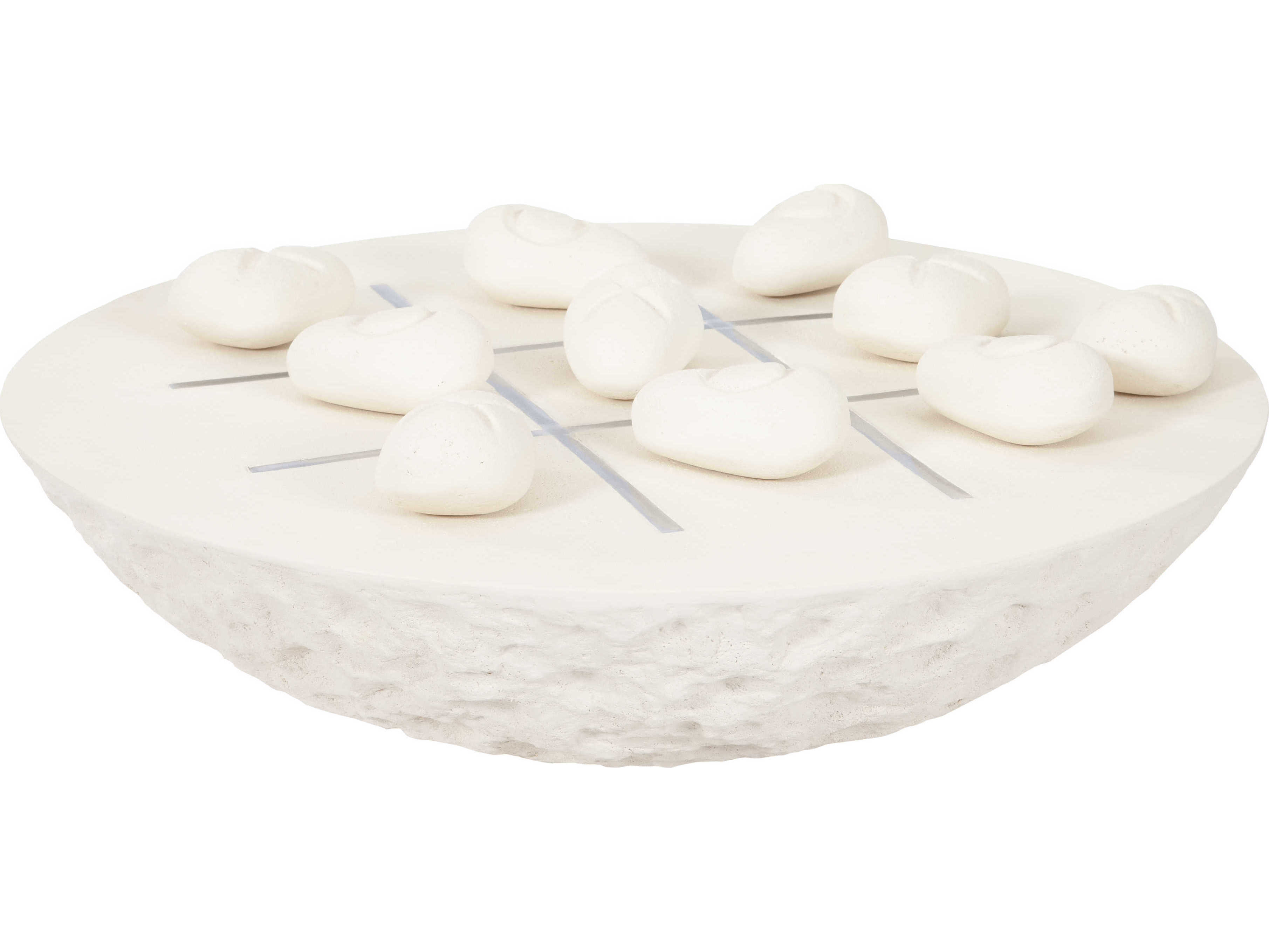 Phillips Collection Stone Cast Tic-Tac-Toe Stone