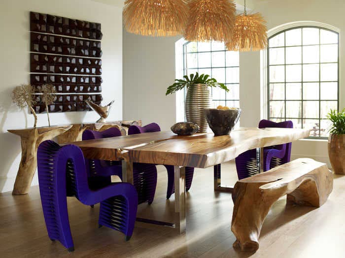 Phillips Collection Cast Naturals Silver Leaf Decorative Burled Bowl