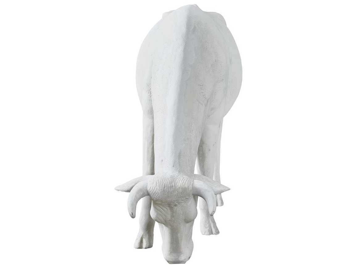 Phillips Collection Off White Life Size Cow Sculpture