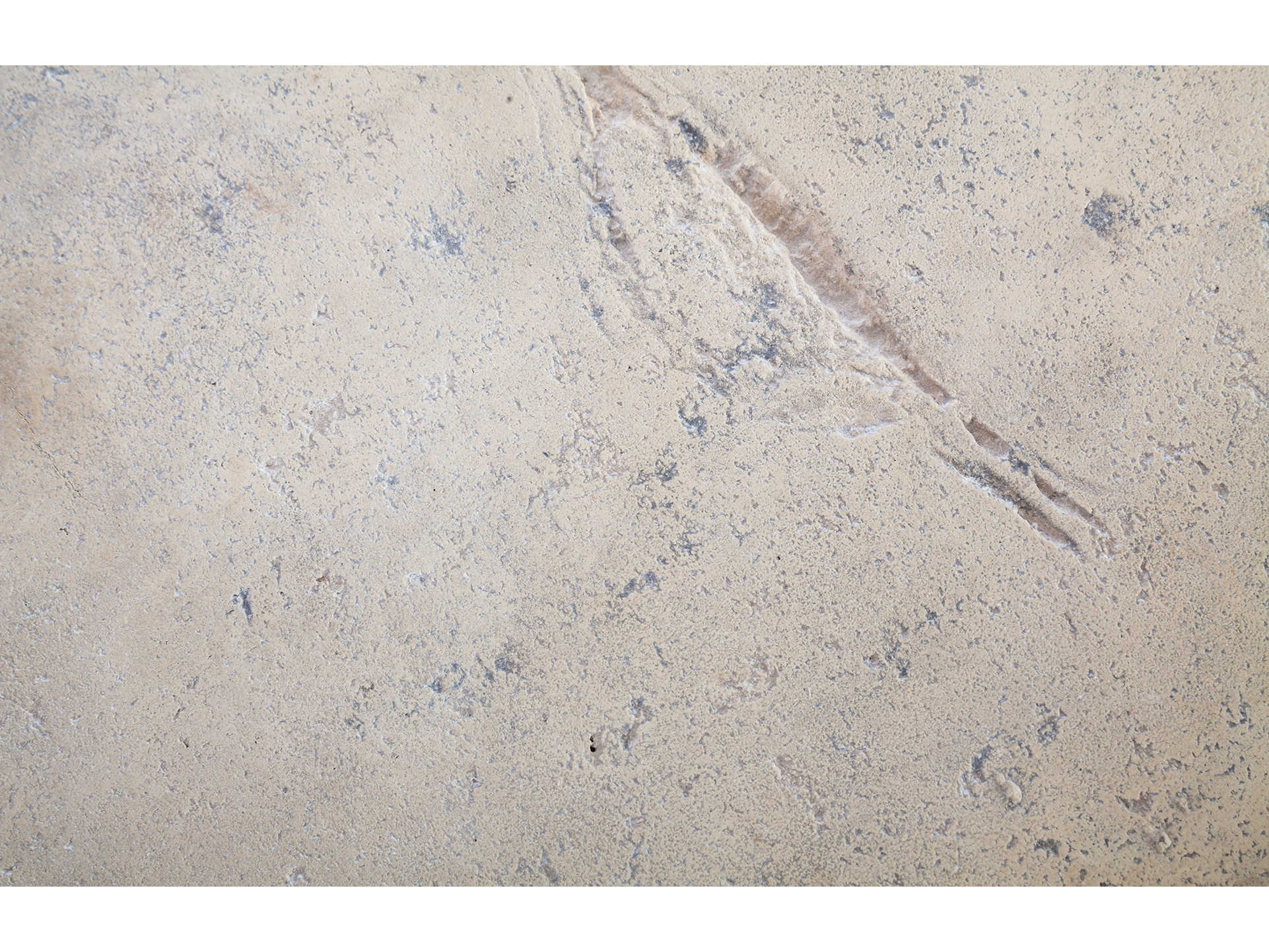 Phillips Collection Log Roman Stone White Accent Stool