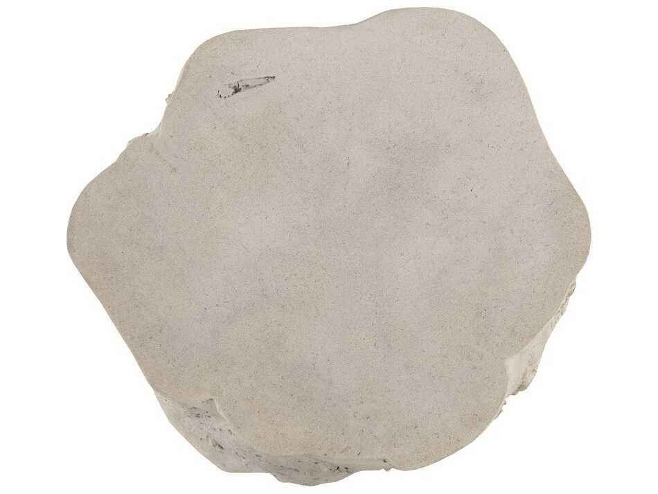 Phillips Collection Log Round Roman Stone Coffee Table