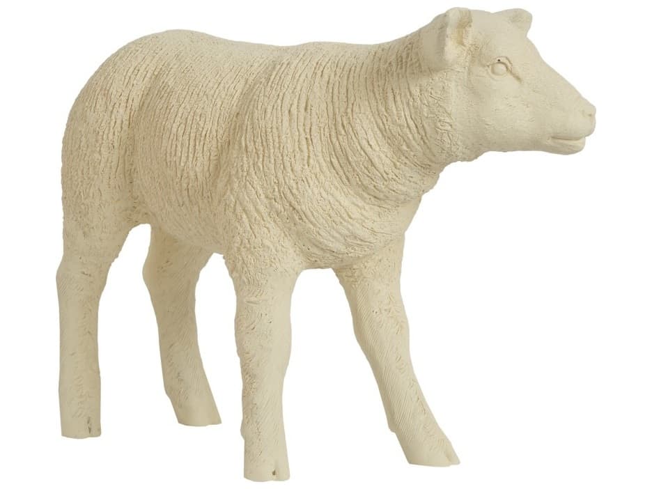 Phillips Collection Animals Wood White Sculpture