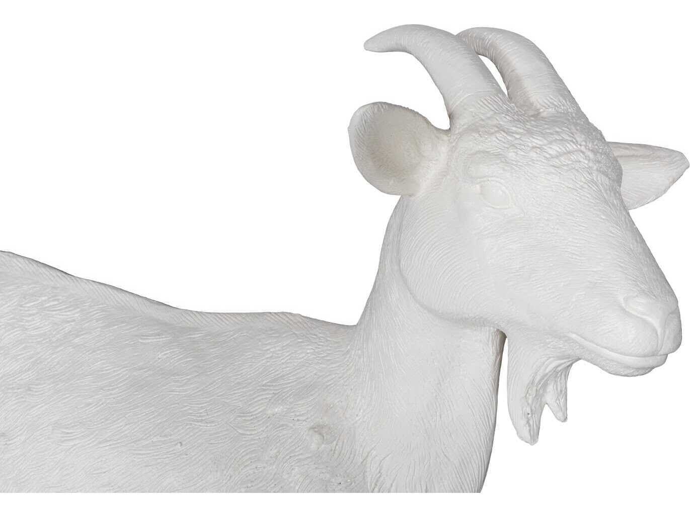 Phillips Collection Off White Goat Sculpture