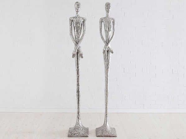 Phillips Collection Silver Leaf Skinny Male Sculpture