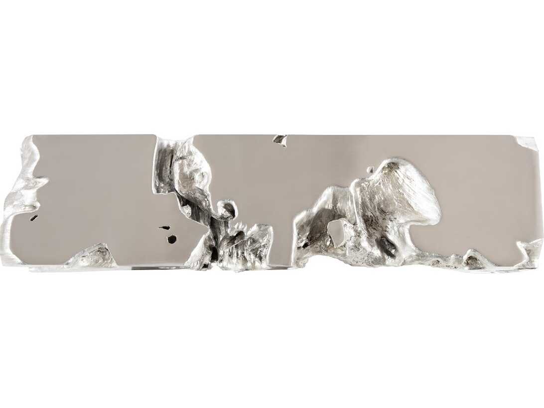 Phillips Collection Cast Naturals Silver Leaf Accent Bench