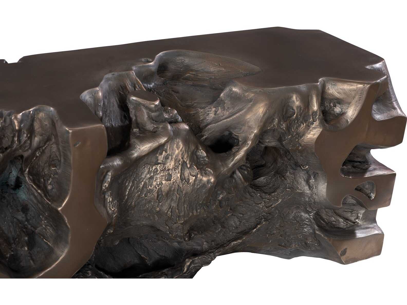 Phillips Collection Cast Naturals Bronze Accent Bench