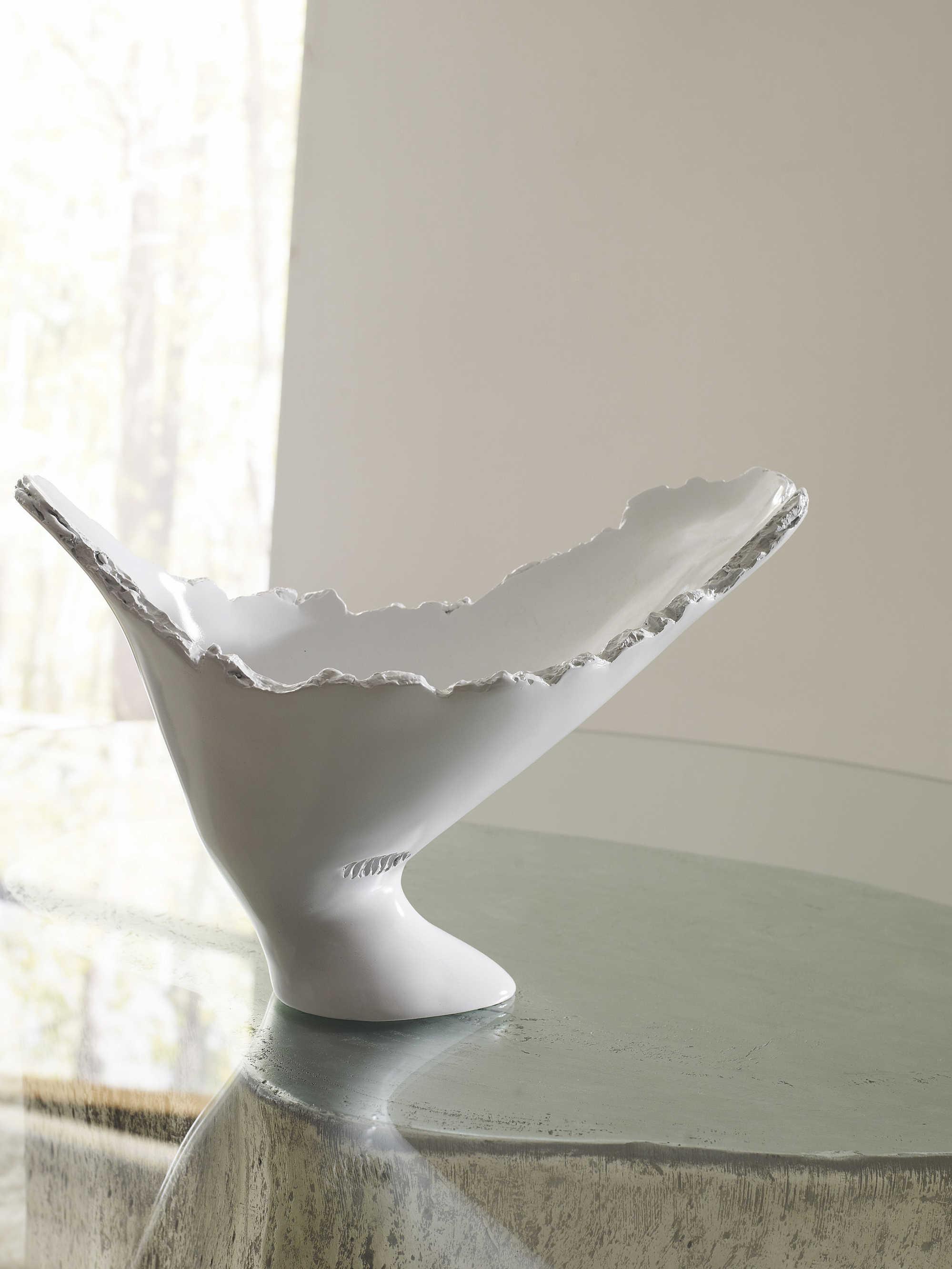 Phillips Collection Cast Naturals Glossy Lacquer Decorative Burled Bowl