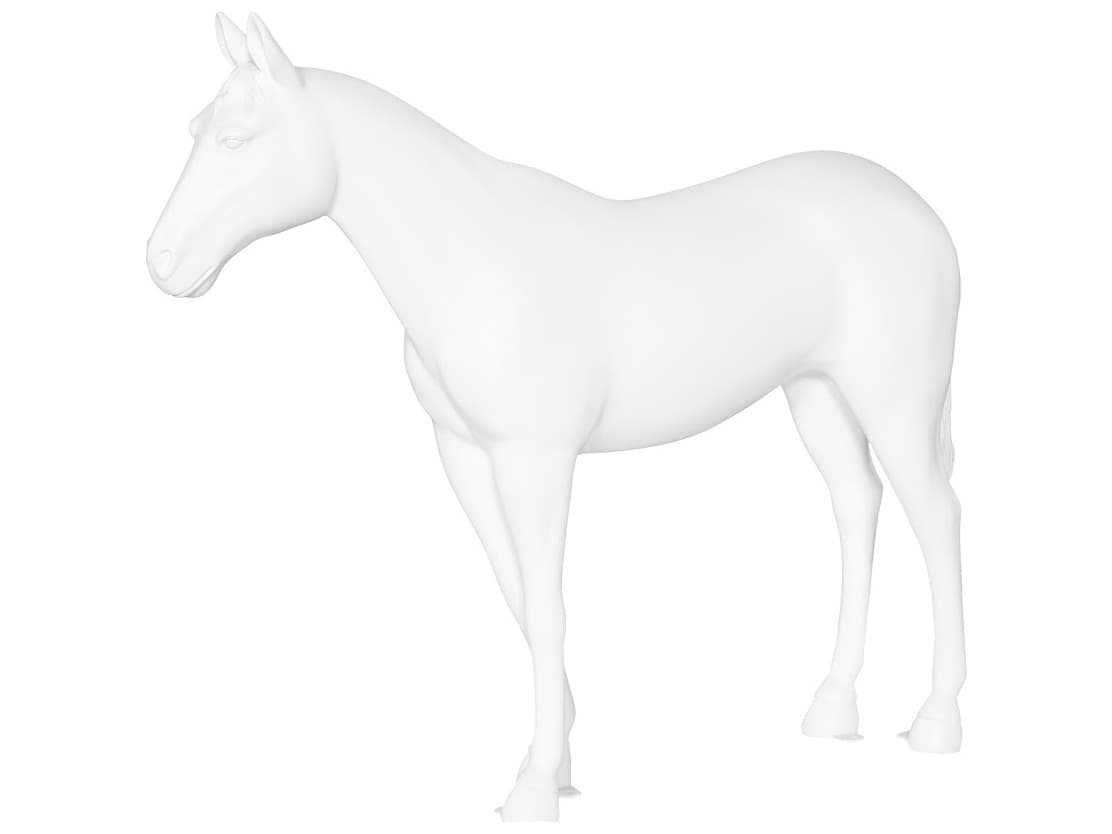 Phillips Collection White Glossy Lacquer Sculpture