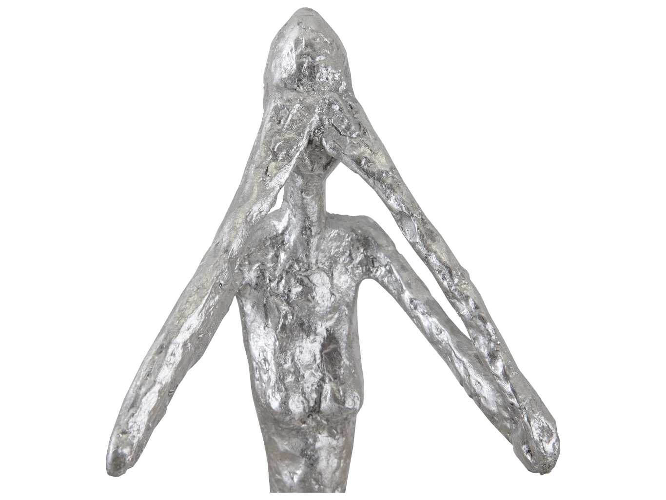 Phillips Collection Silver Leaf See No Evil Slender Sculpture