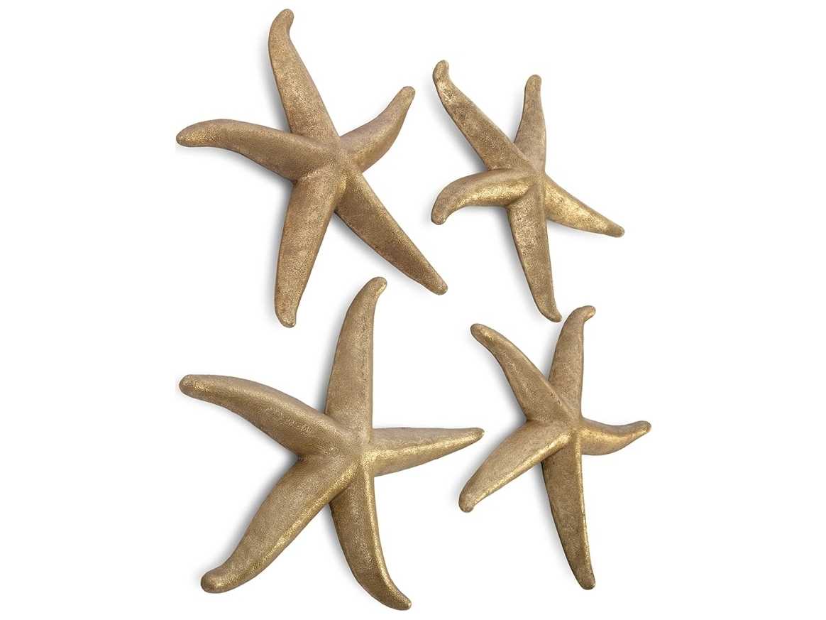 Phillips Collection Gold Leaf 22" Starfish 3D Wall Art