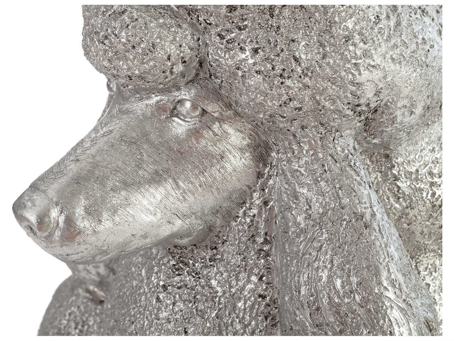 Phillips Collection Silver Leaf Poodle Sculpture