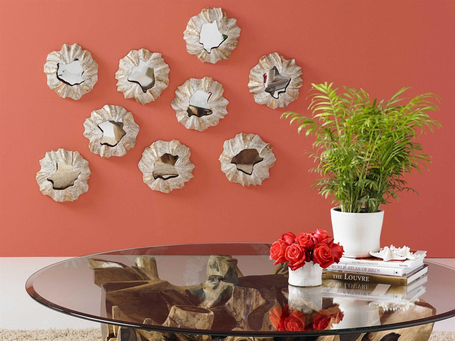 Phillips Collection Off White Wall Mirror