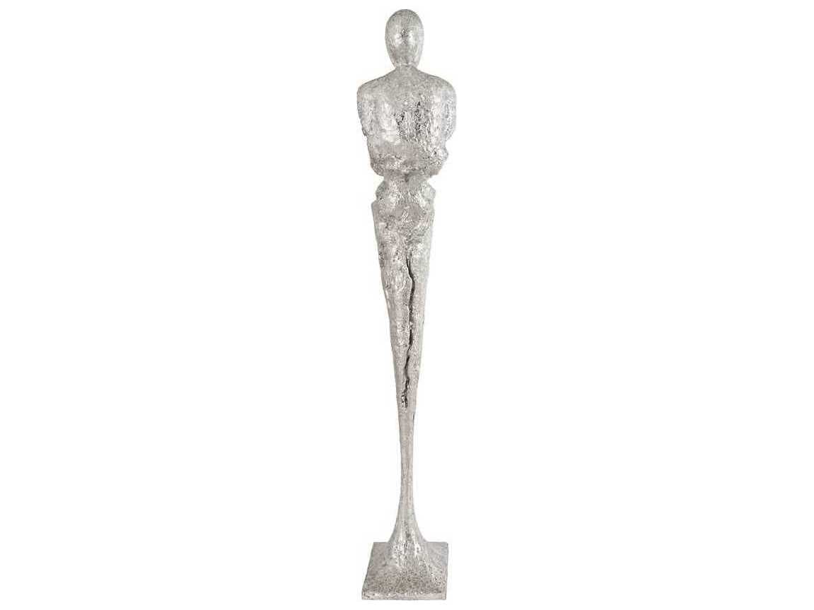 Phillips Collection Silver Leaf Skinny Chiseled Sculpture
