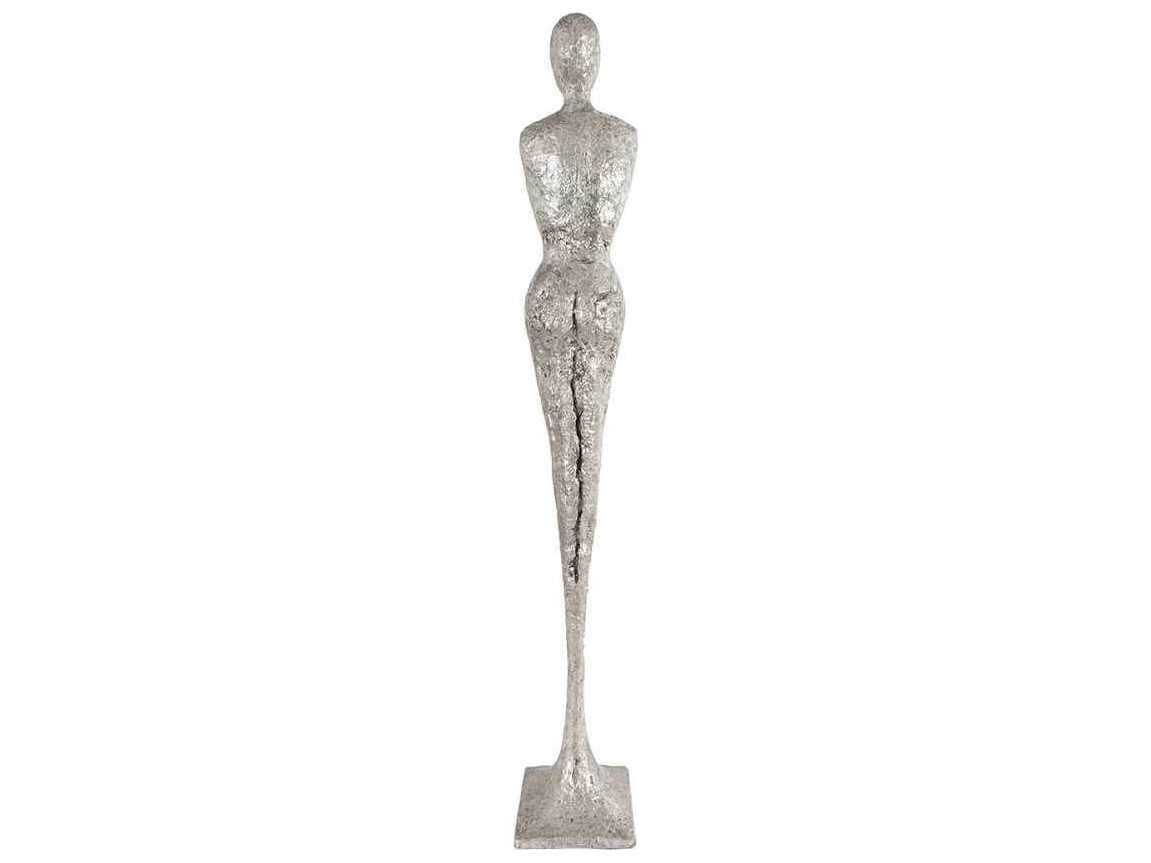 Phillips Collection Silver Leaf Skinny Chiseled Sculpture