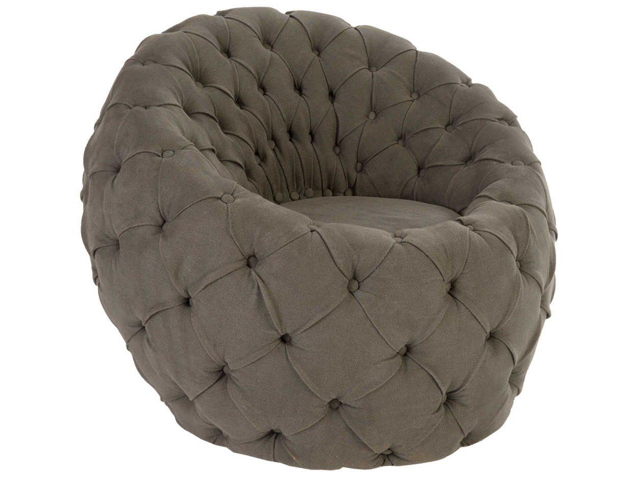 Phillips Collection Gray Fabric Accent Chair