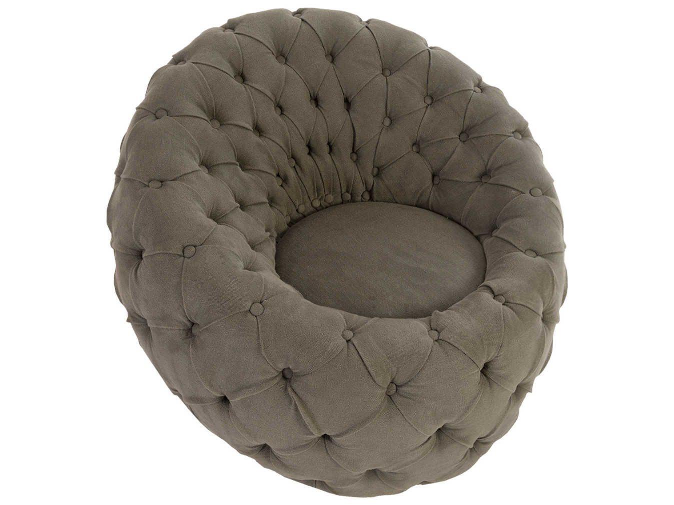 Phillips Collection Gray Fabric Accent Chair