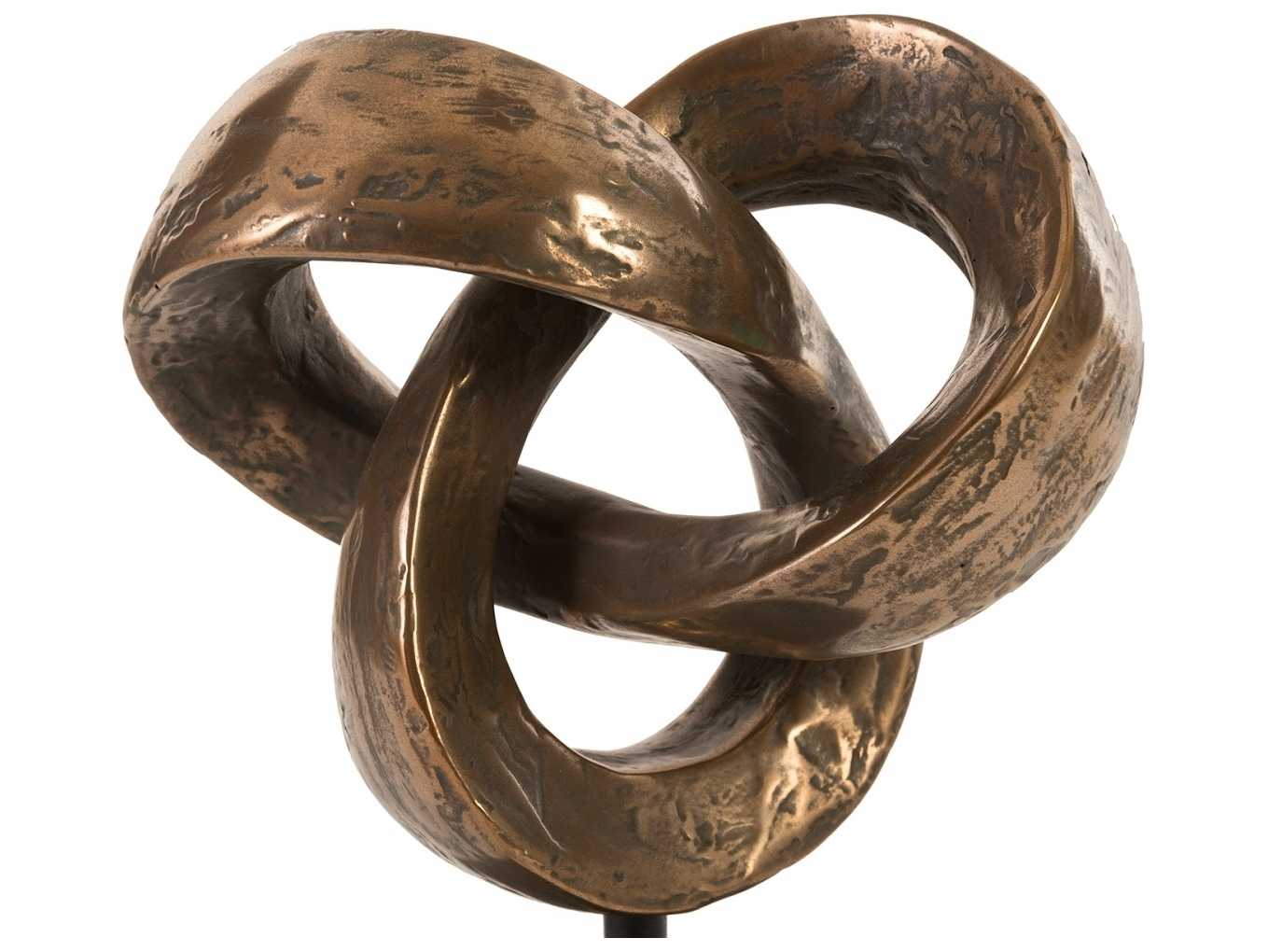 Phillips Collection Bronze Trifoil Table Sculpture