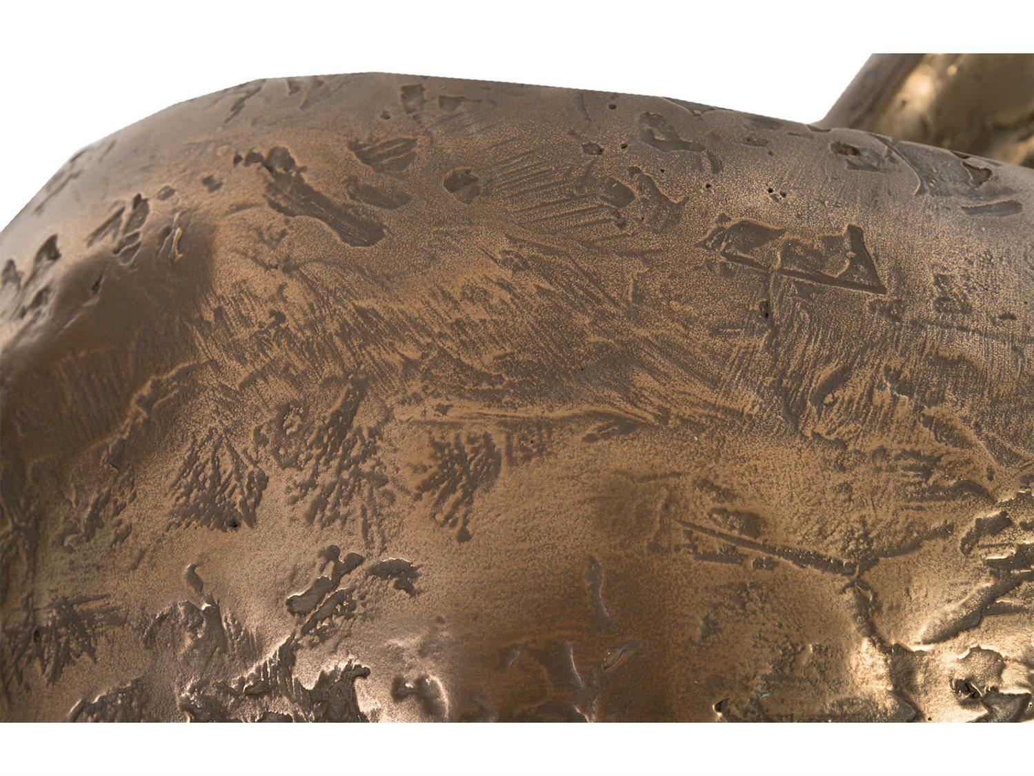 Phillips Collection Polished Bronze Trifoil Sculpture