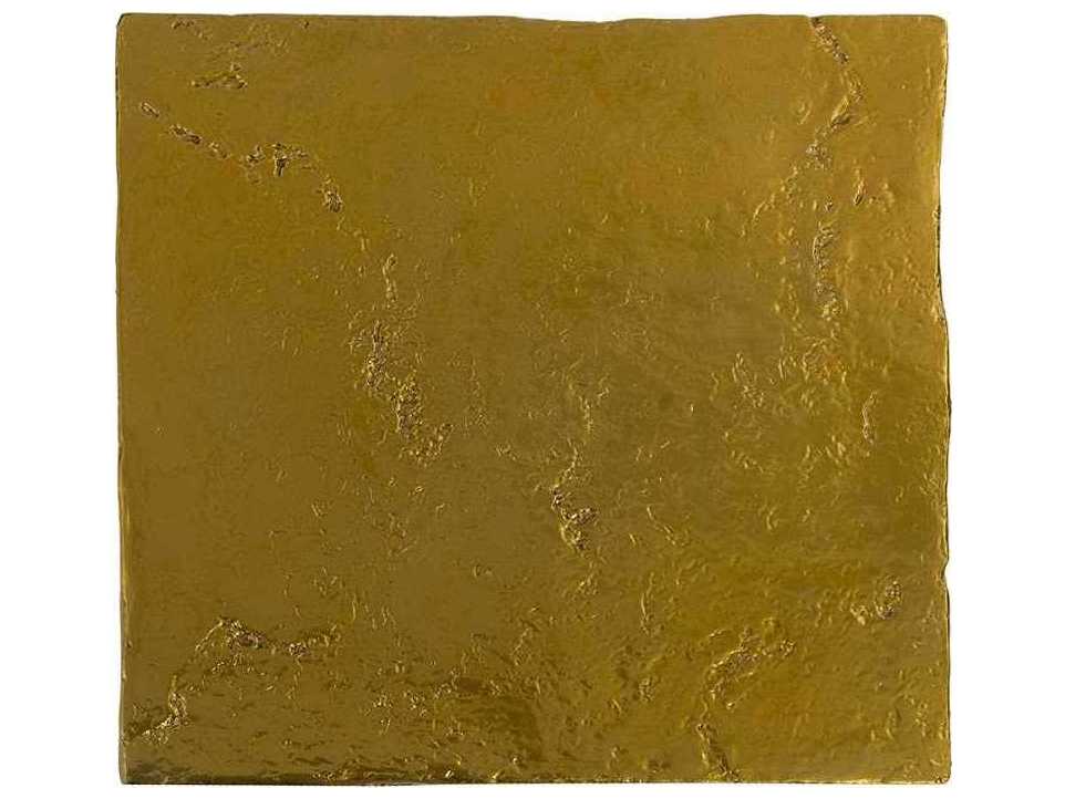 Phillips Collection Square Metal Liquid Gold End Table