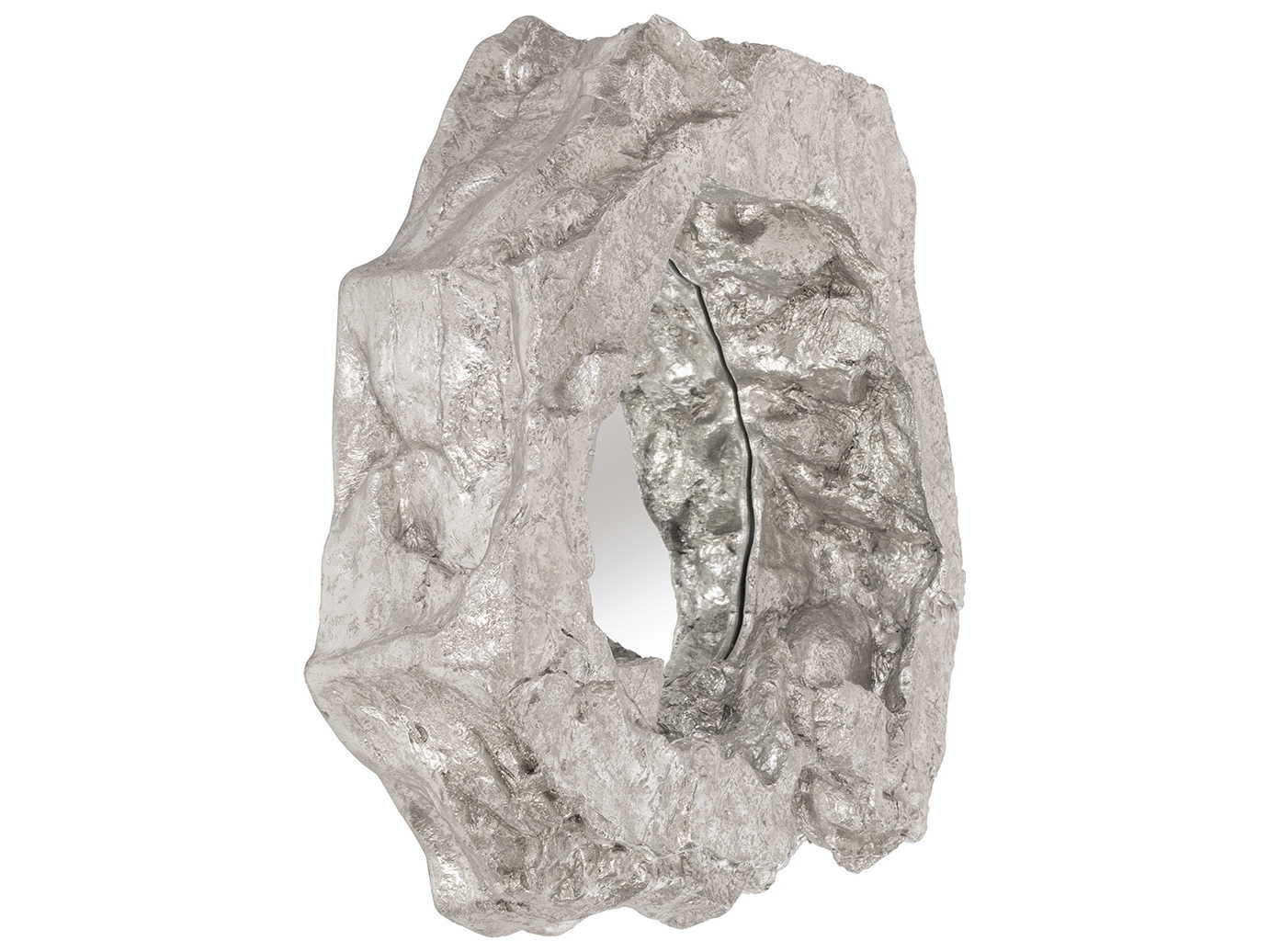 Phillips Collection Rock Pond Silver Leaf Wall Mirror