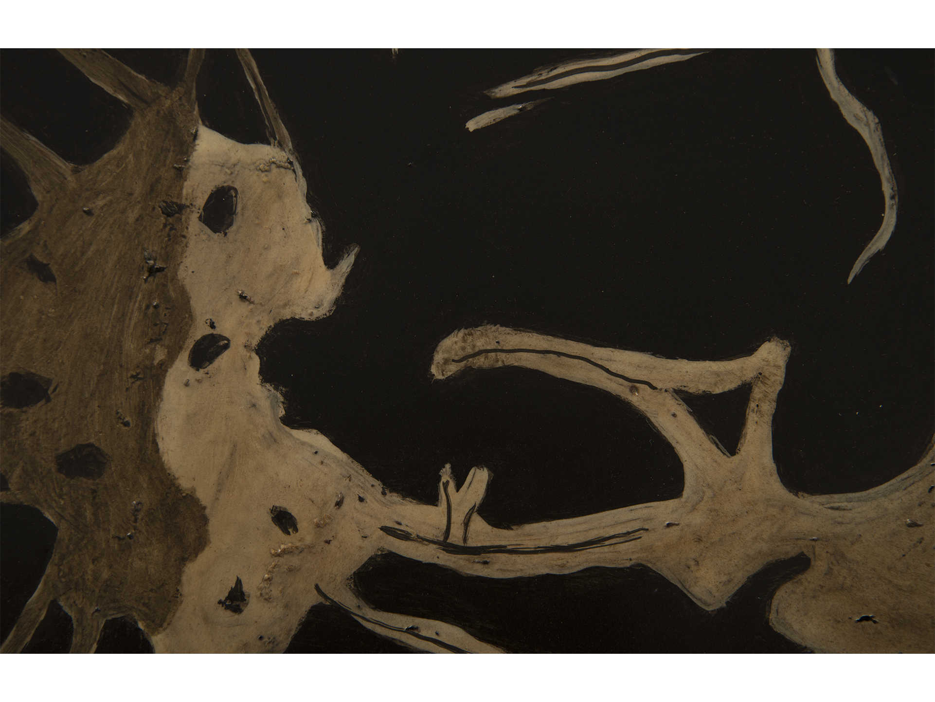 Phillips Collection Cast Naturals Natural Brown Accent Stool