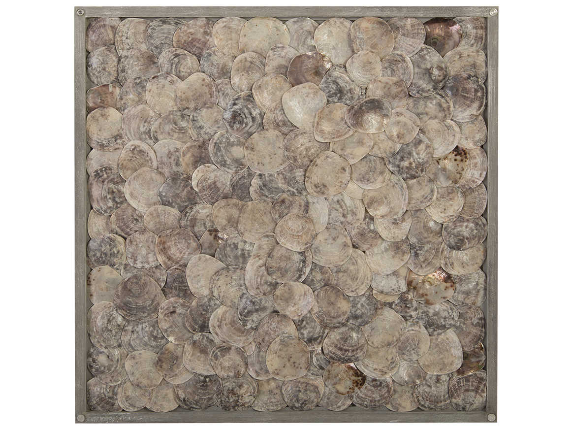 Phillips Collection Shell Square Capiz Natural Coffee Table