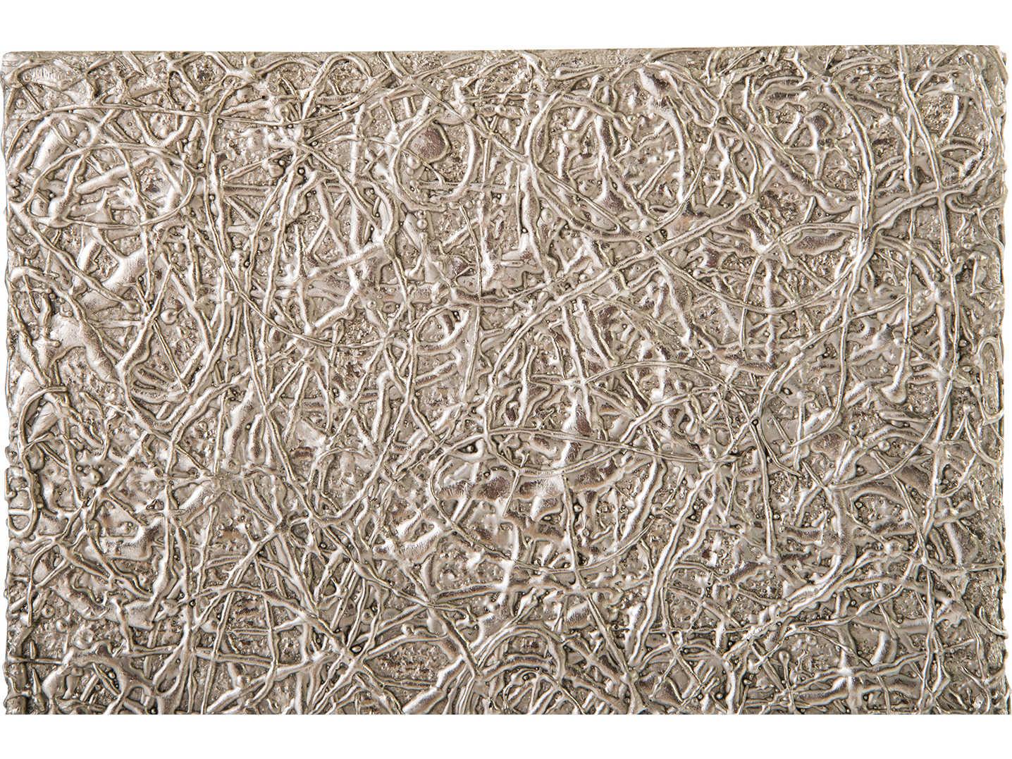 Phillips Collection String Square Silver Leaf End Table