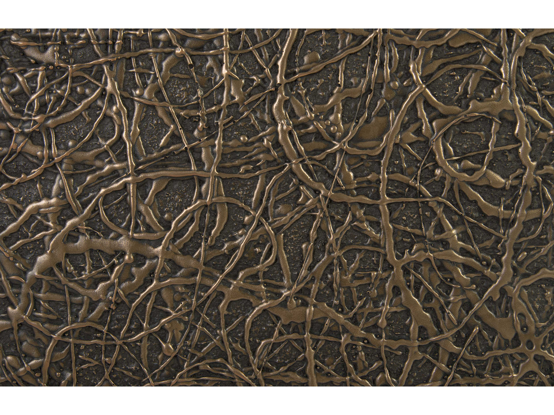 Phillips Collection String Square Polished Bronze End Table