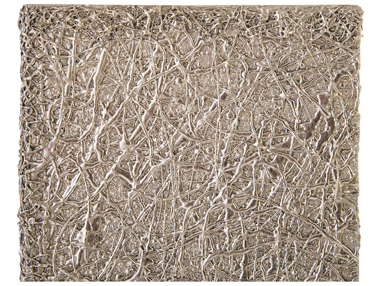 Phillips Collection String Square Silver Leaf End Table