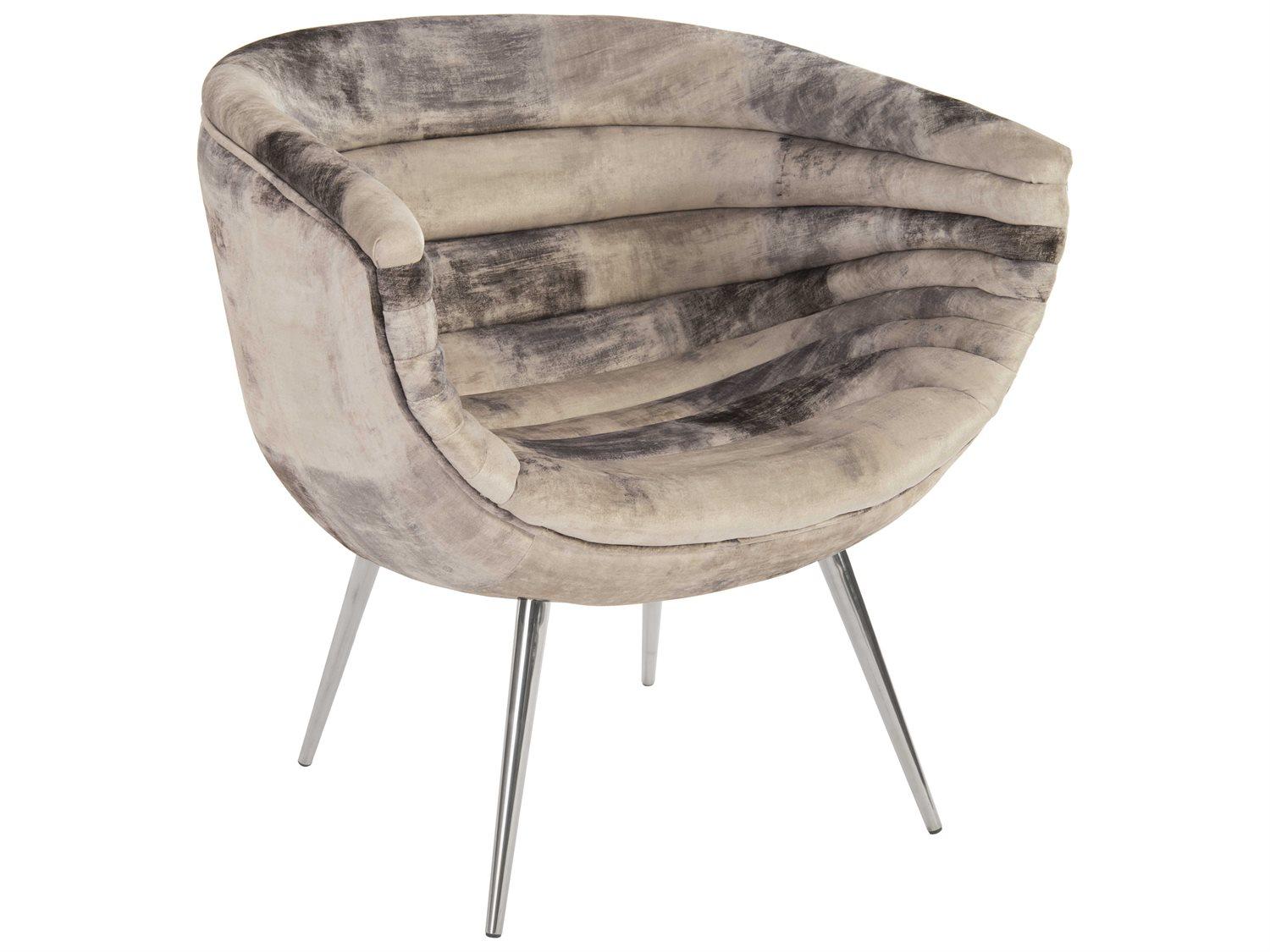 Phillips Collection Black Fabric Accent Chair