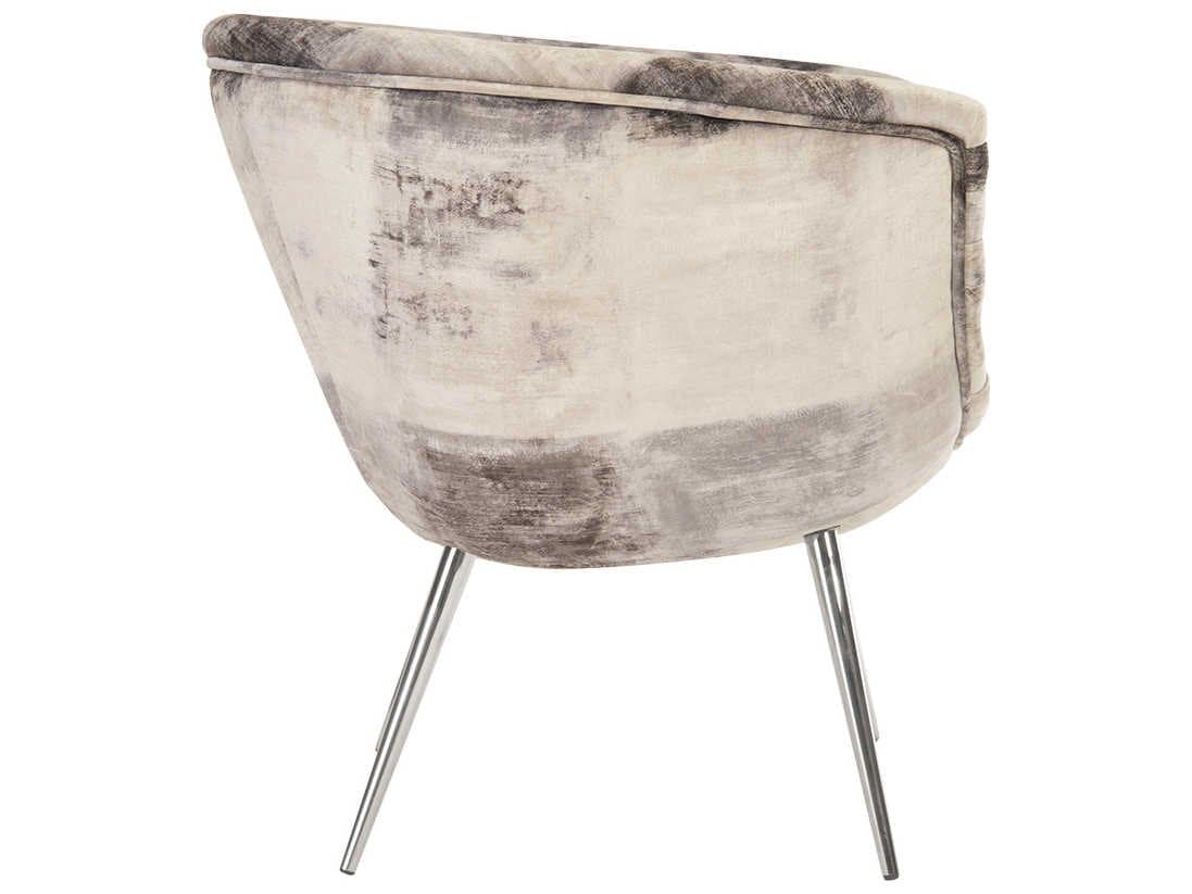 Phillips Collection Black Fabric Accent Chair