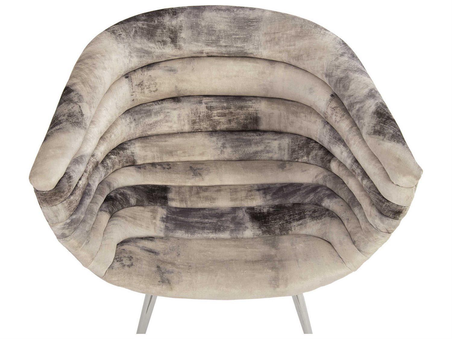 Phillips Collection Black Fabric Accent Chair