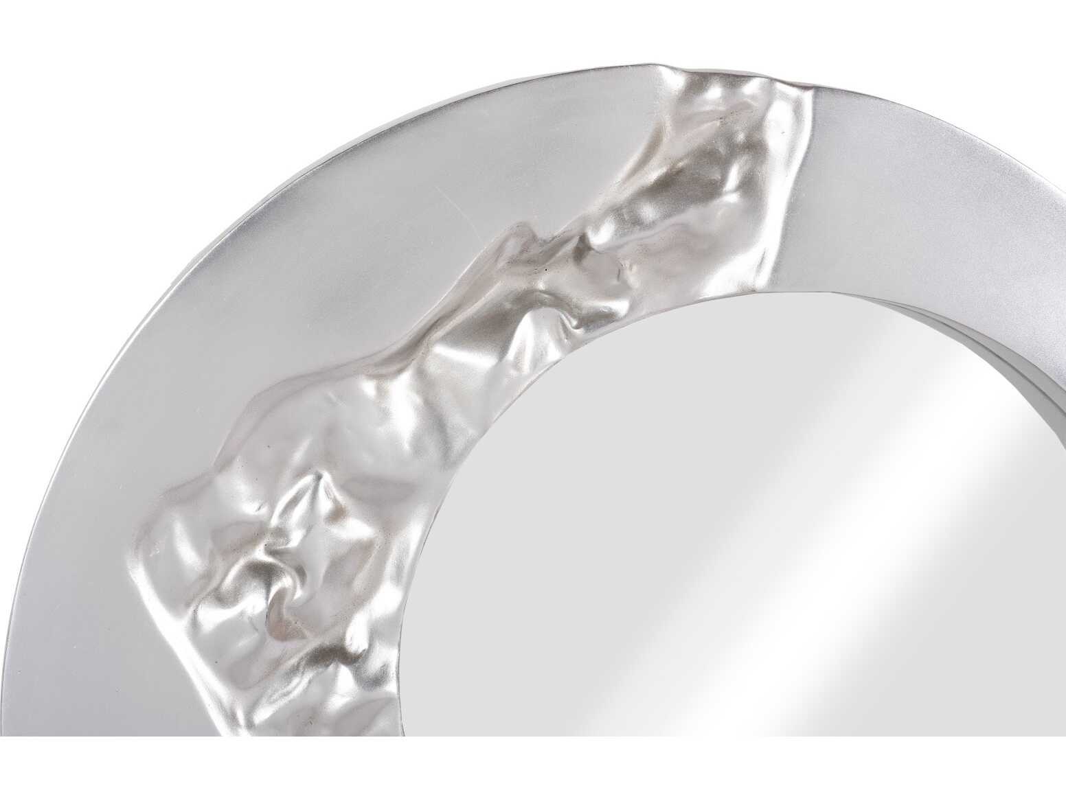 Phillips Collection Silver Leaf Round Wall Mirror