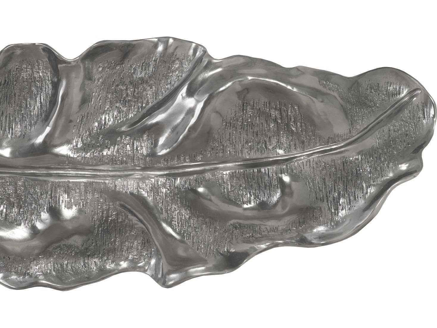 Phillips Collection Liquid Silver 23" Petiole Wall Leaf