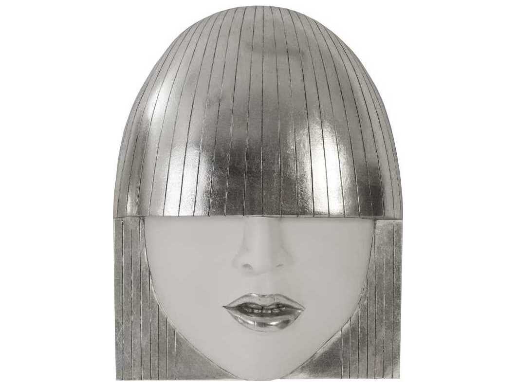 Phillips Collection Silver Leaf Metal Wall Art Set of 3