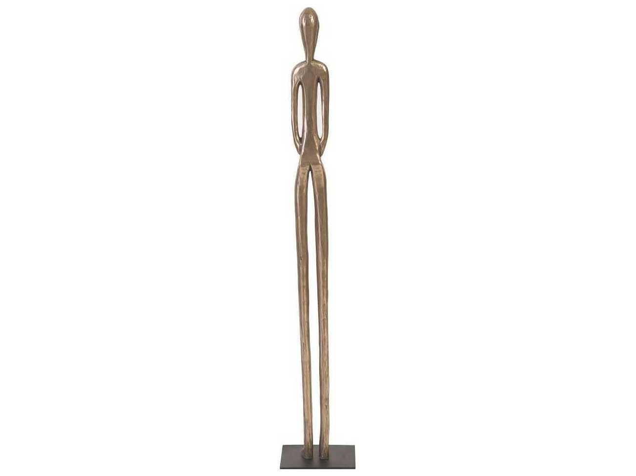 Phillips Collection Polished Bronze 48" High Sculpture